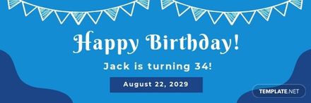 Free Birthday Email Header Template
