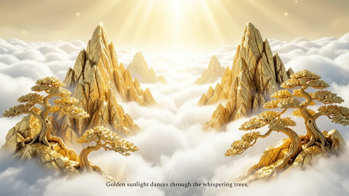 Free Gold Nature Background Template to Edit Online