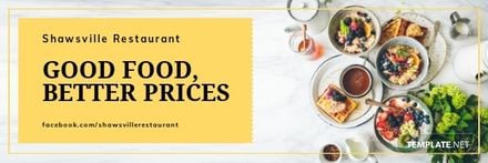 Free Food Email Header Template