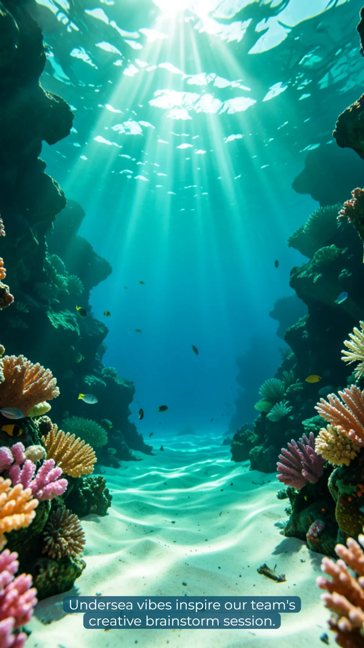 Free Underwater Teams Background Template to Edit Online