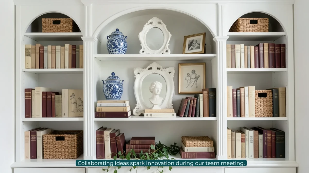 Free BookShelf Teams Background Template to Edit Online