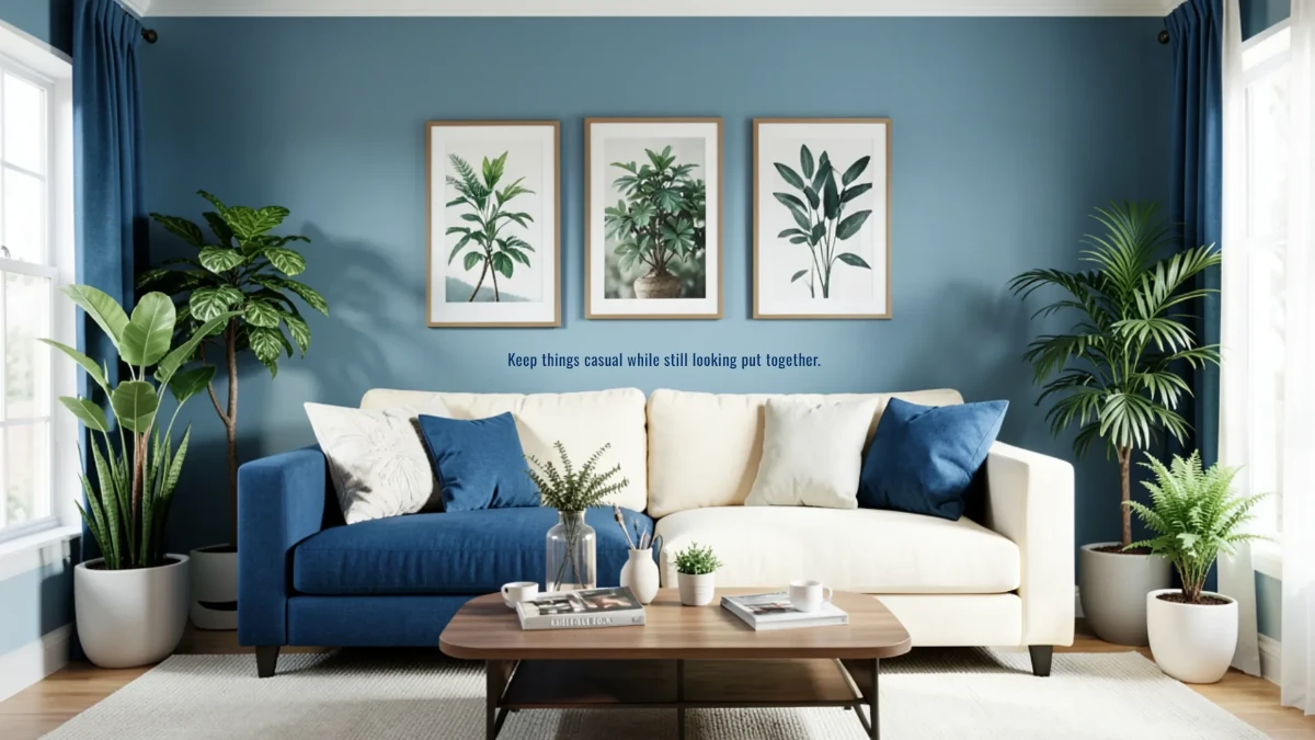 Free Living Room Teams Background Template to Edit Online