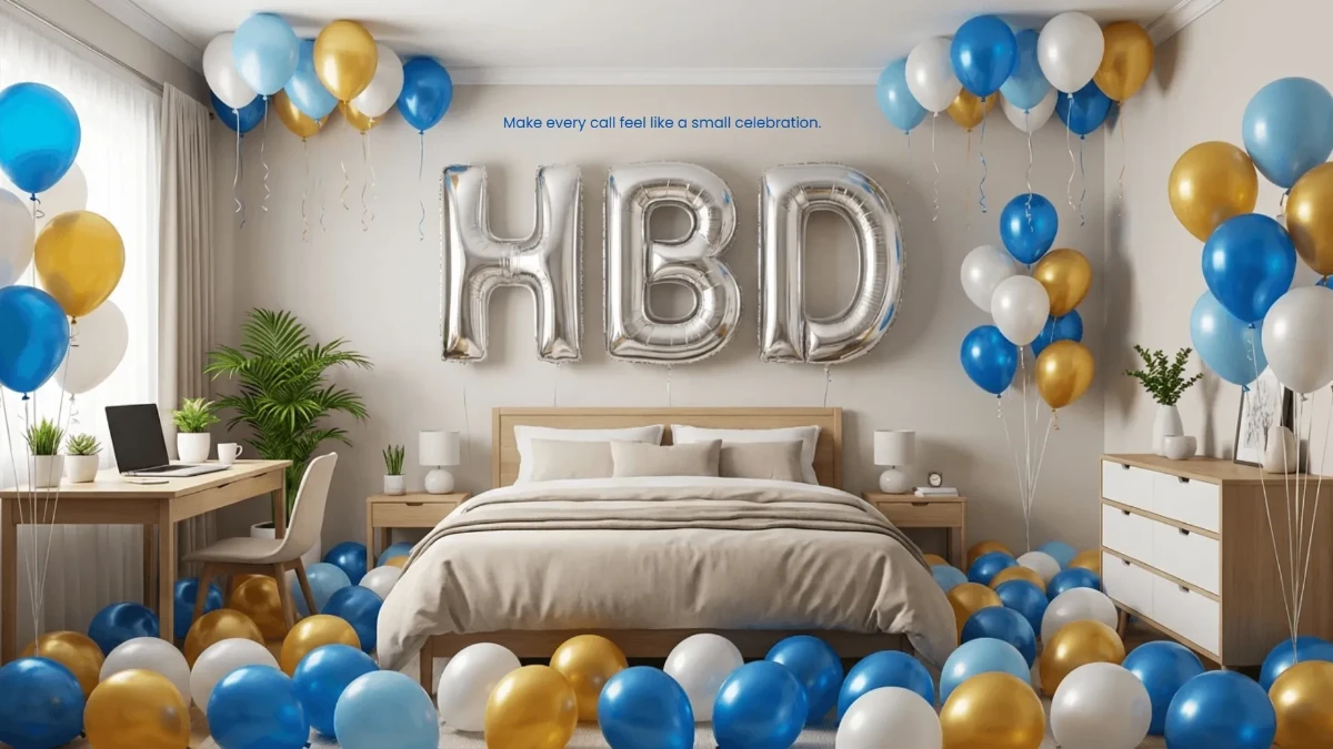 Free Birthday Teams Background Template to Edit Online