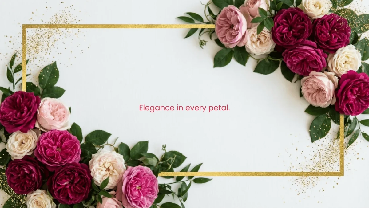 Free Aesthetic Rose Flower Background Template to Edit Online