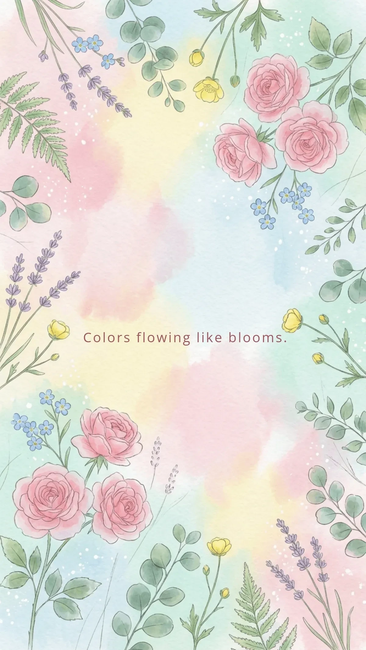Free Watercolor Flower Background Template to Edit Online Free Watercolor Flower Background Template to Edit Online