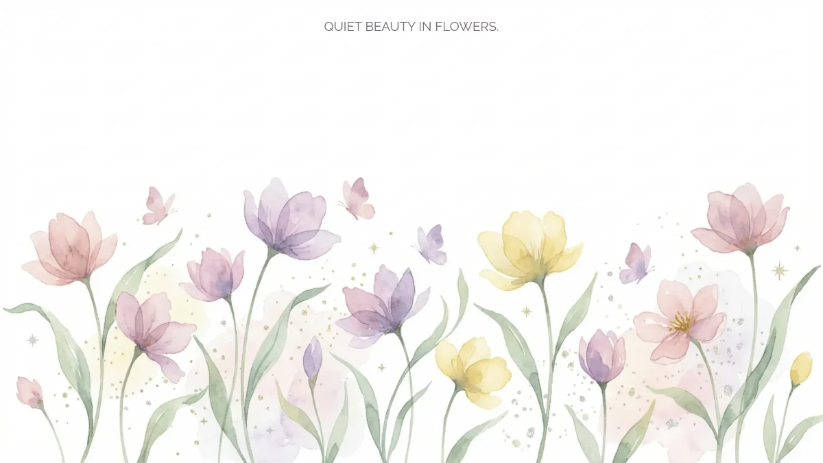 Free Simple Flower Background Template to Edit Online