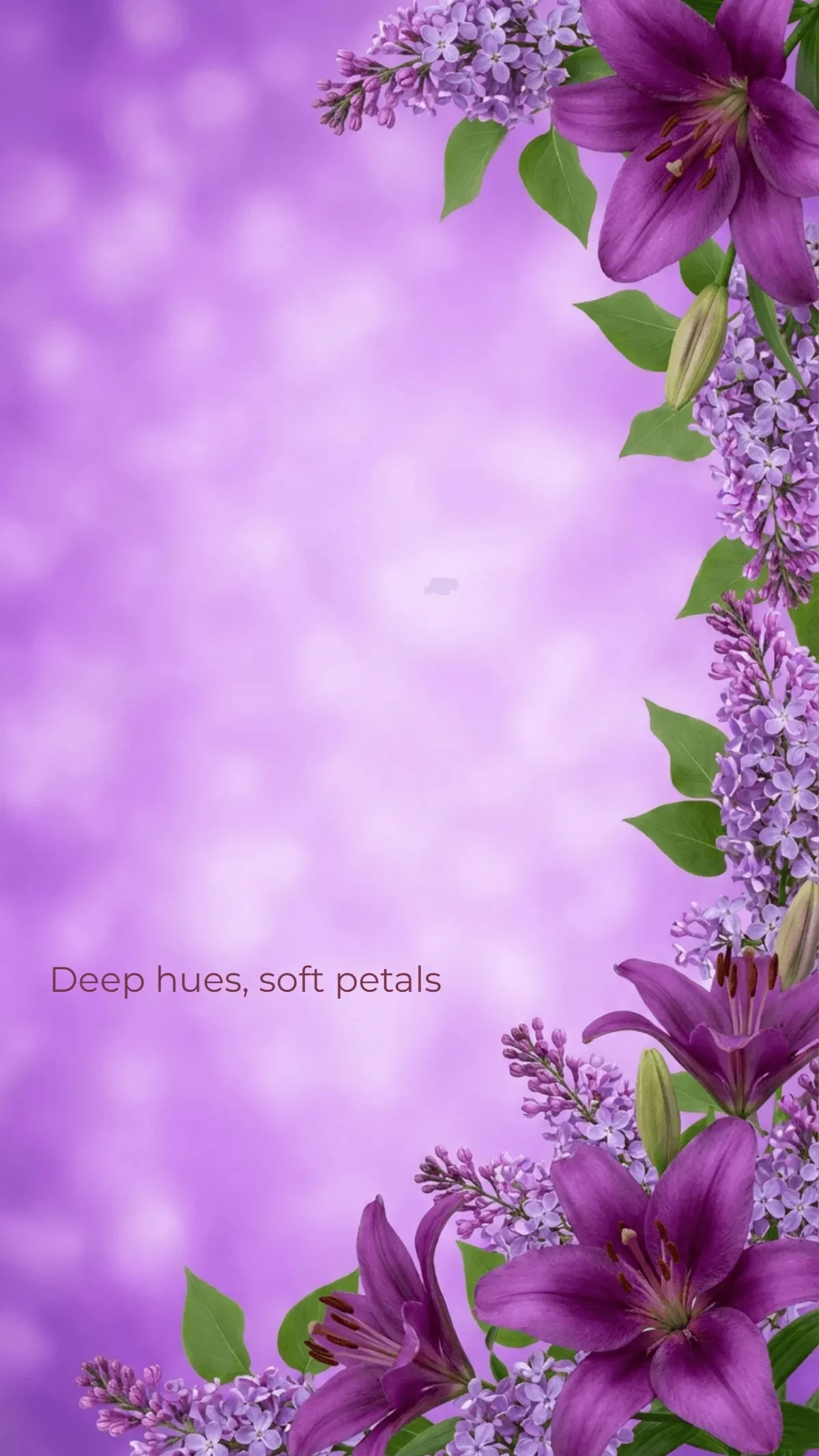 Free Purple Flower Background Template to Edit Online