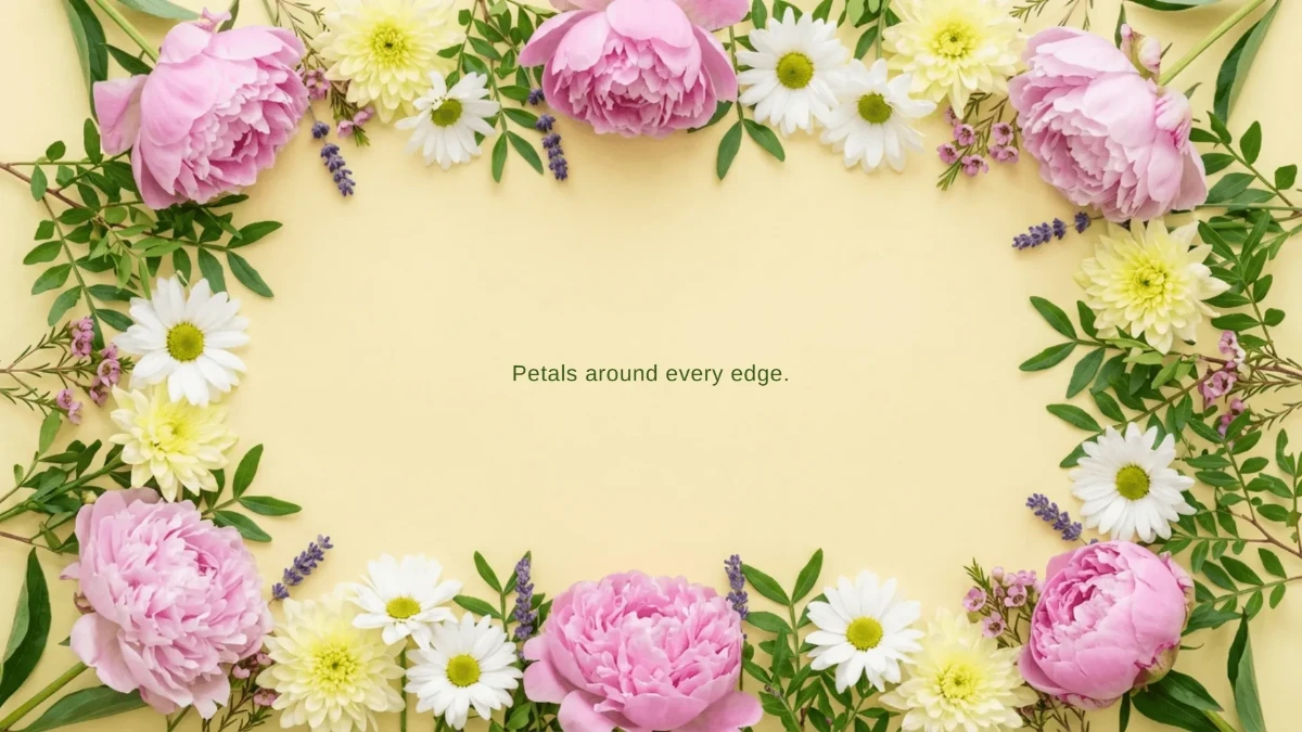 Free Flower Border Background Template to Edit Online
