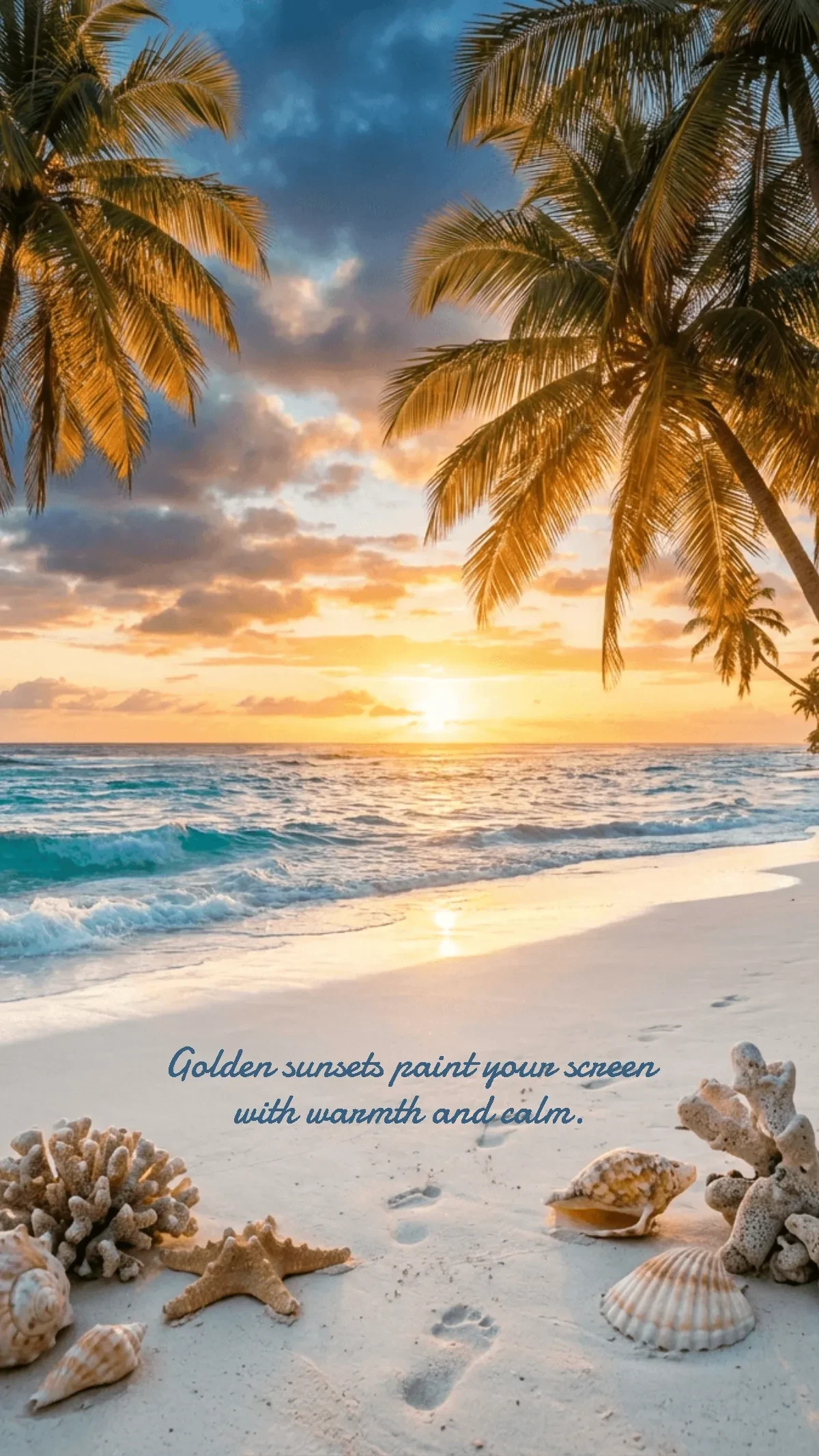 Free Sunset Mobile Background Template to Edit Online