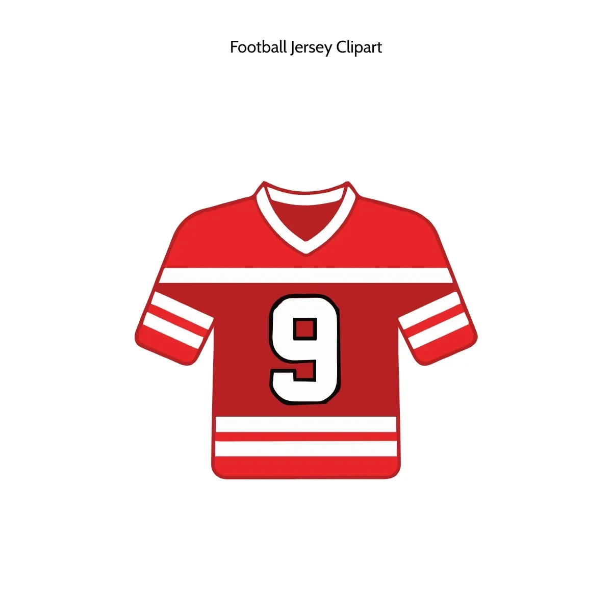 Free Football Jersey Vector Clipart (PNG, SVG) to Edit Online