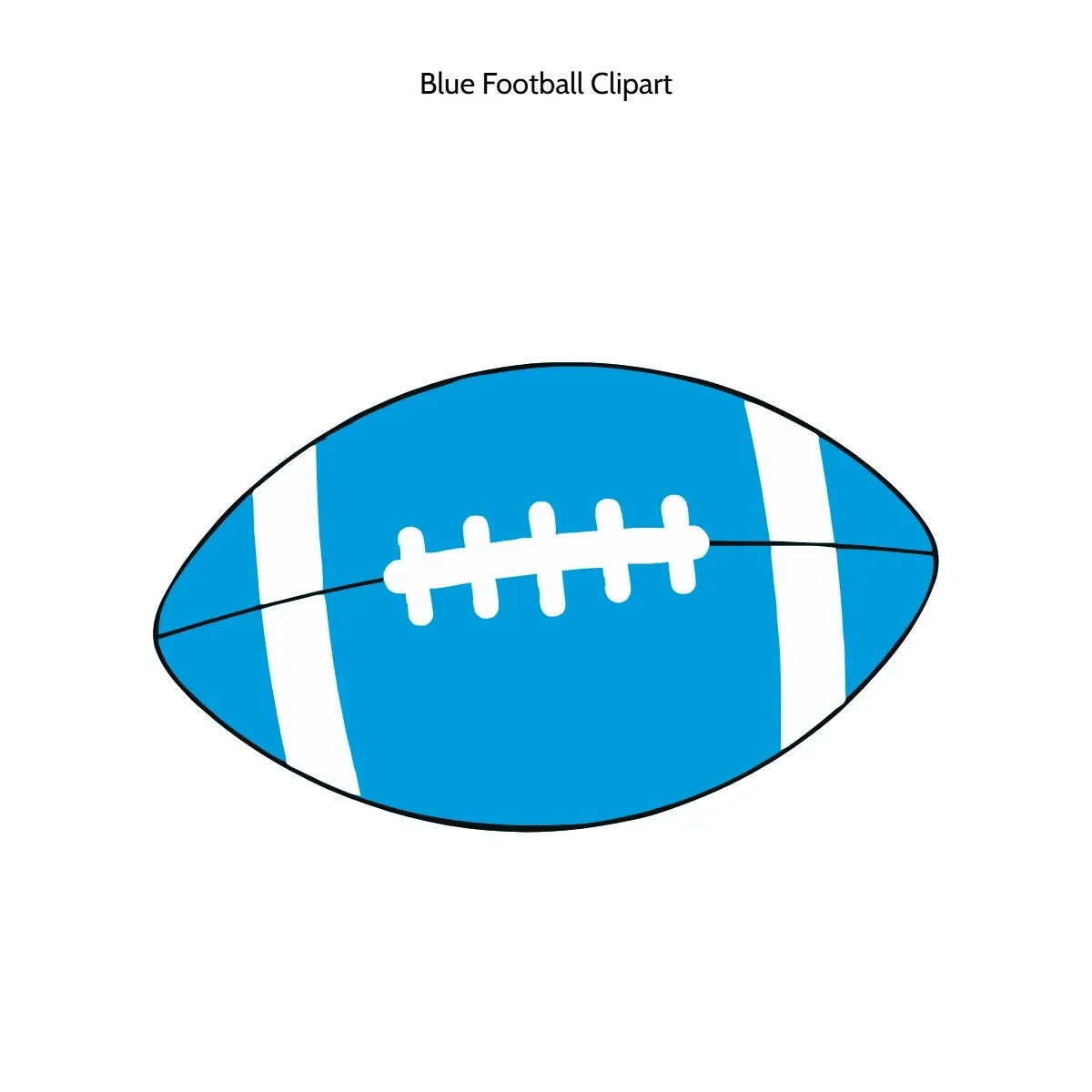 Free Blue Football Vector Clipart (PNG, SVG) to Edit Online