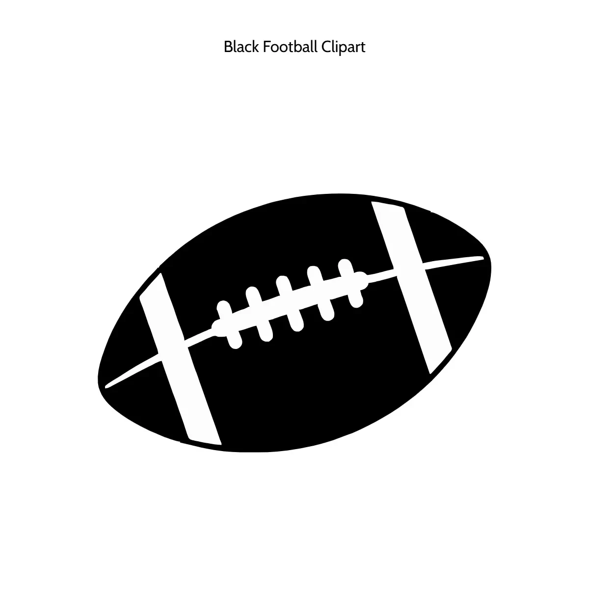 Free Black Football Vector Clipart (PNG, SVG) to Edit Online