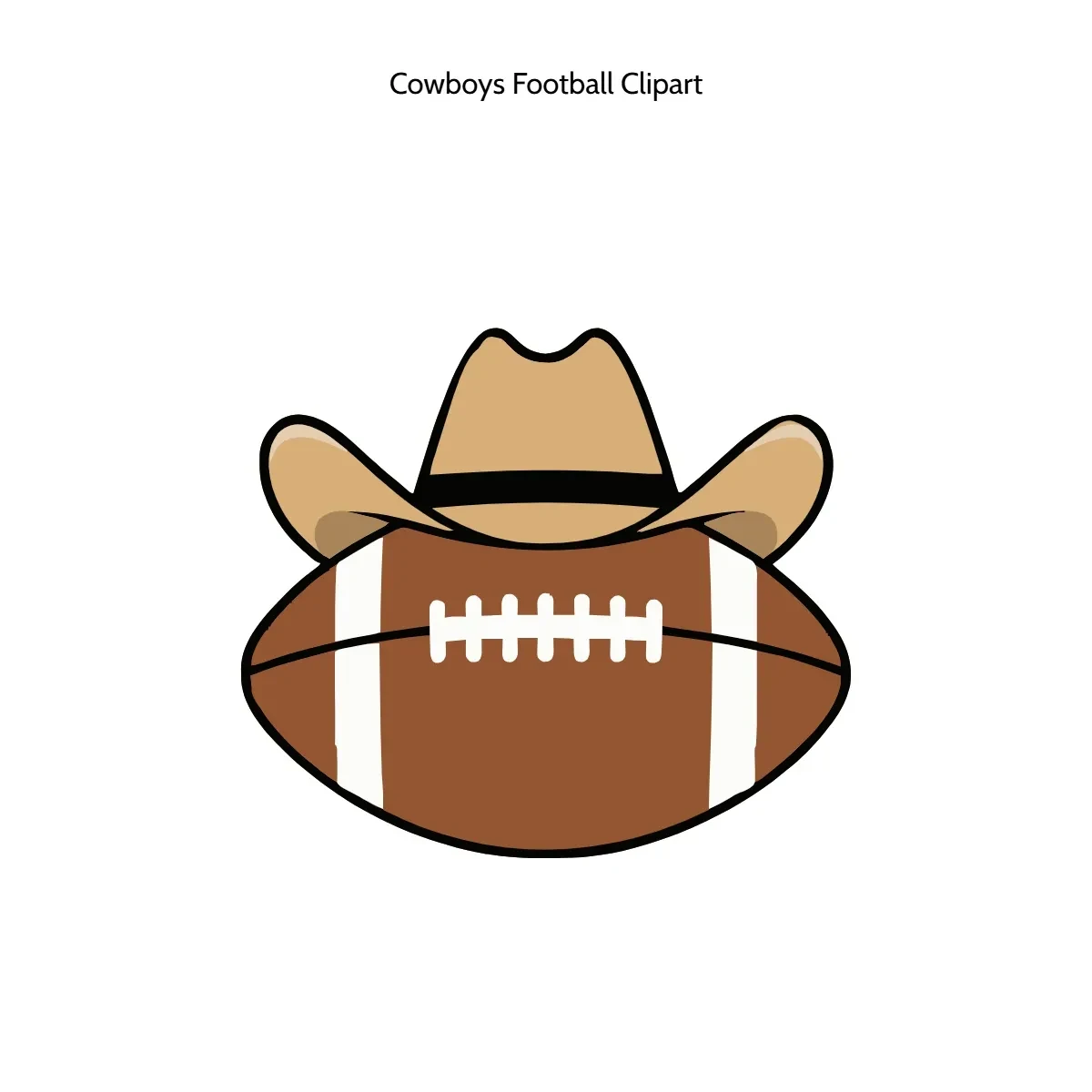 Free Cowboys Football Vector Clipart (PNG, SVG) to Edit Online