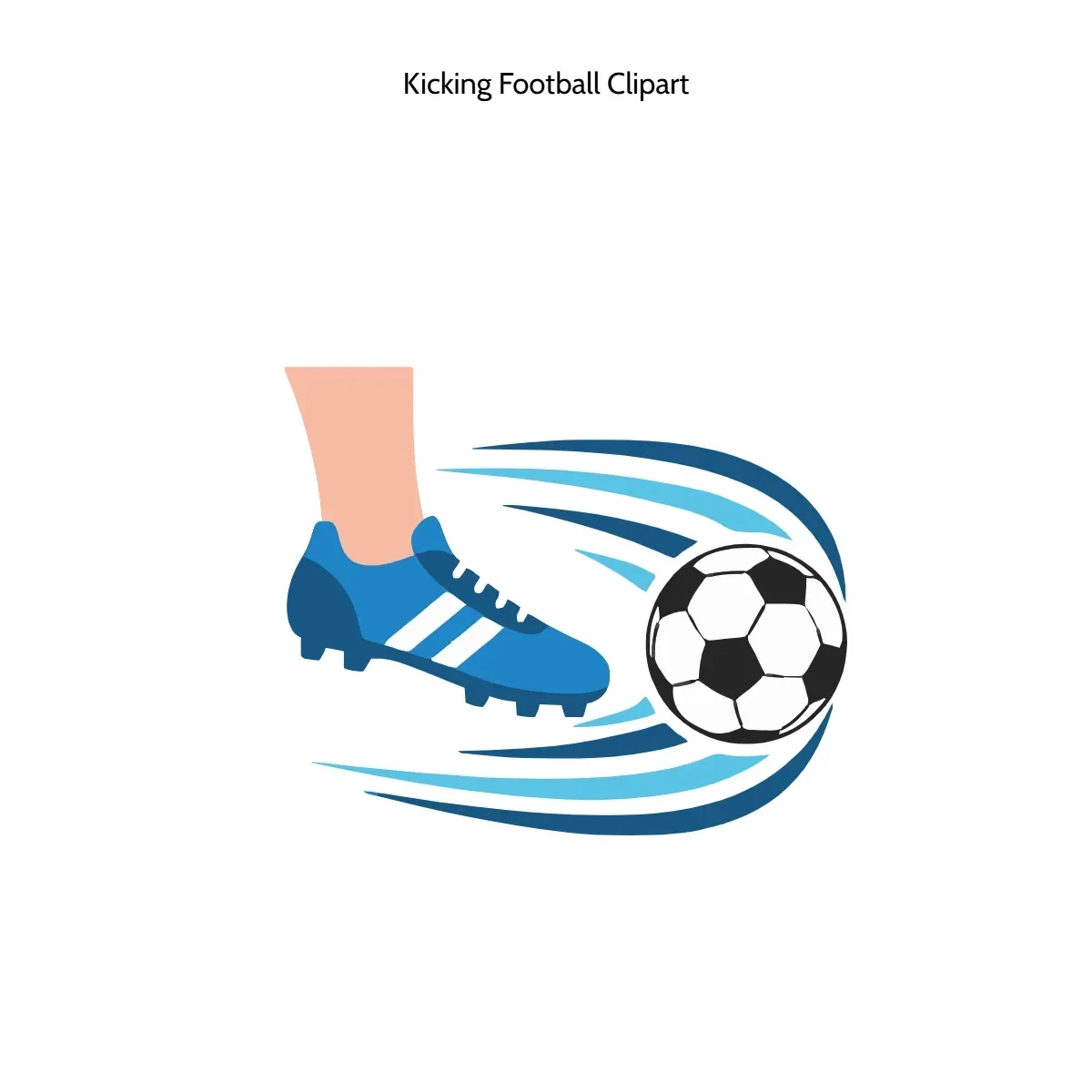 Free Kicking Football Vector Clipart (PNG, SVG) to Edit Online