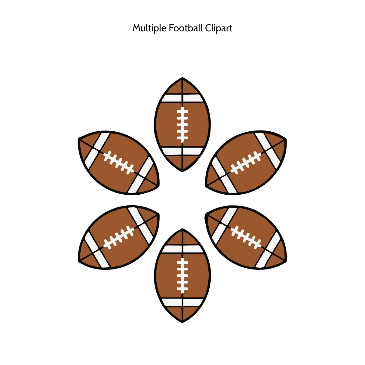 Free Multiple Football Clipart Template to Edit Online Free Multiple Football Clipart Template to Edit Online