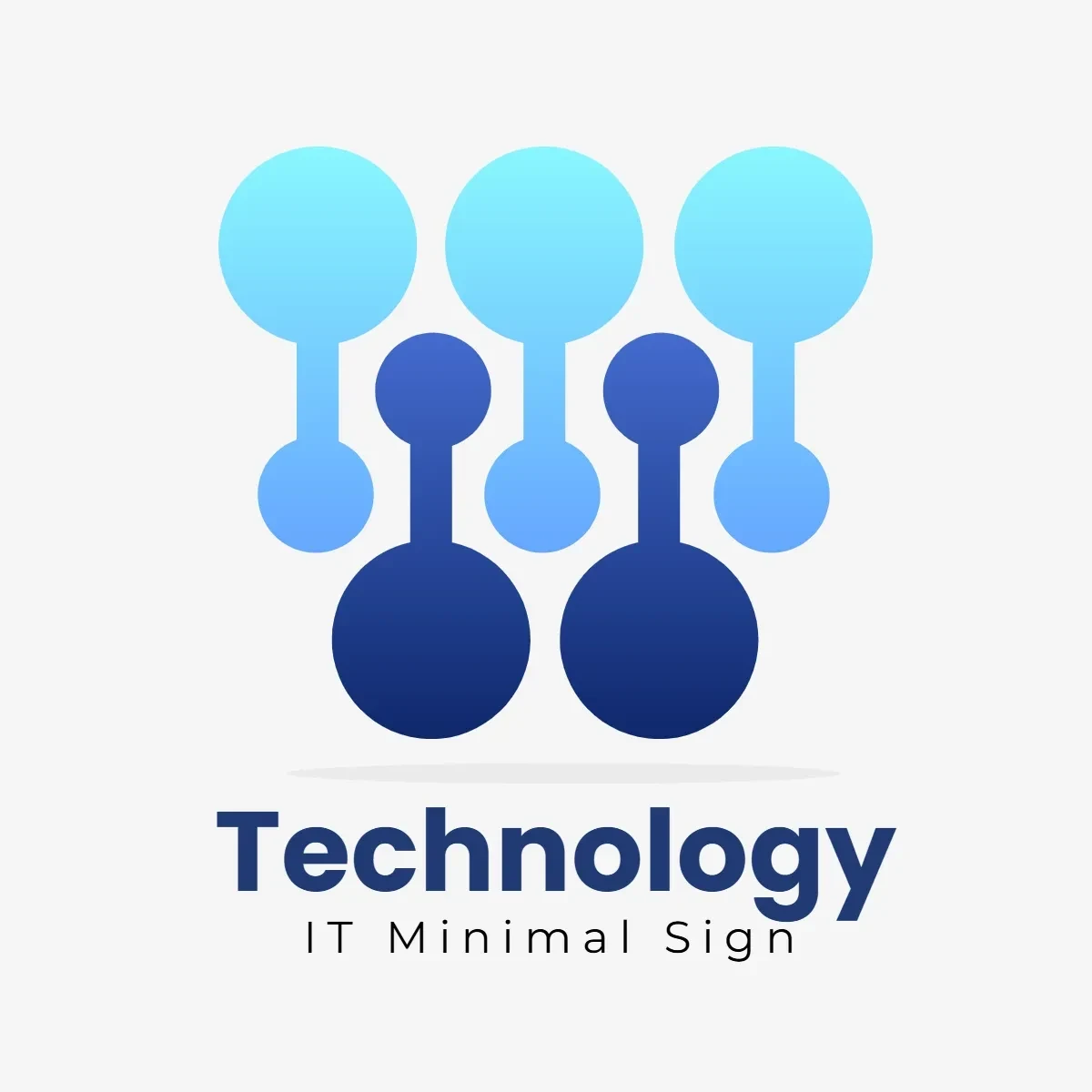 Free IT Minimal Sign Clip Art Template to Edit Online