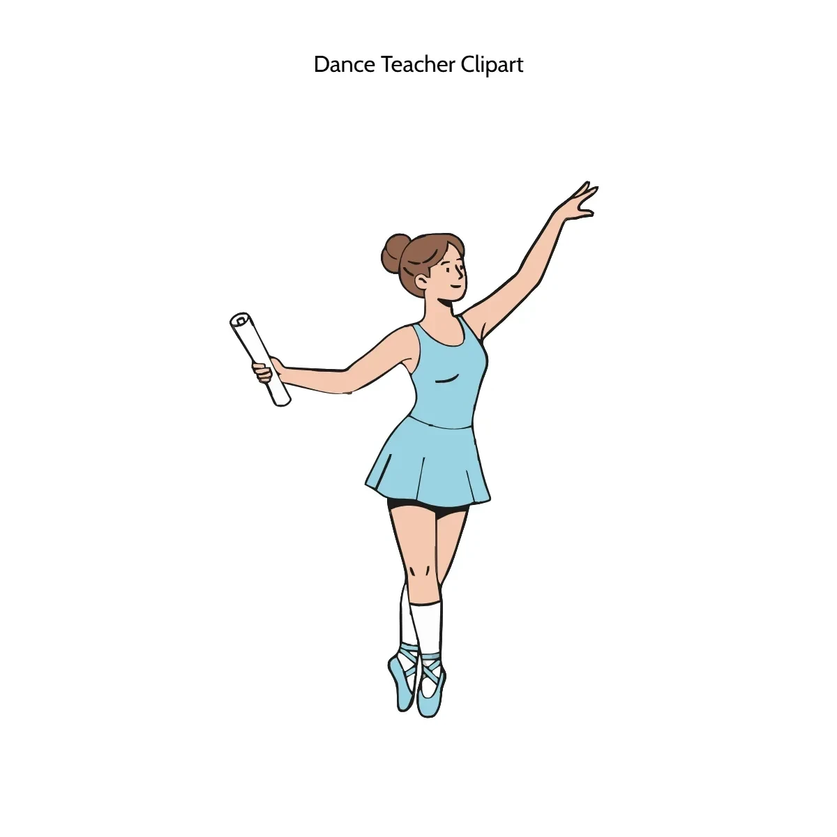 Free Dance Teacher Vector Clipart (PNG, SVG) to Edit Online