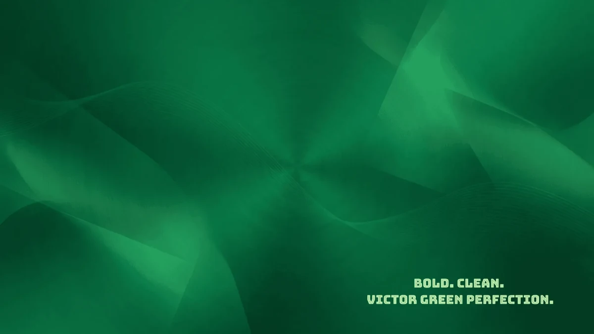 Free Victor Green Background Template to Edit Online
