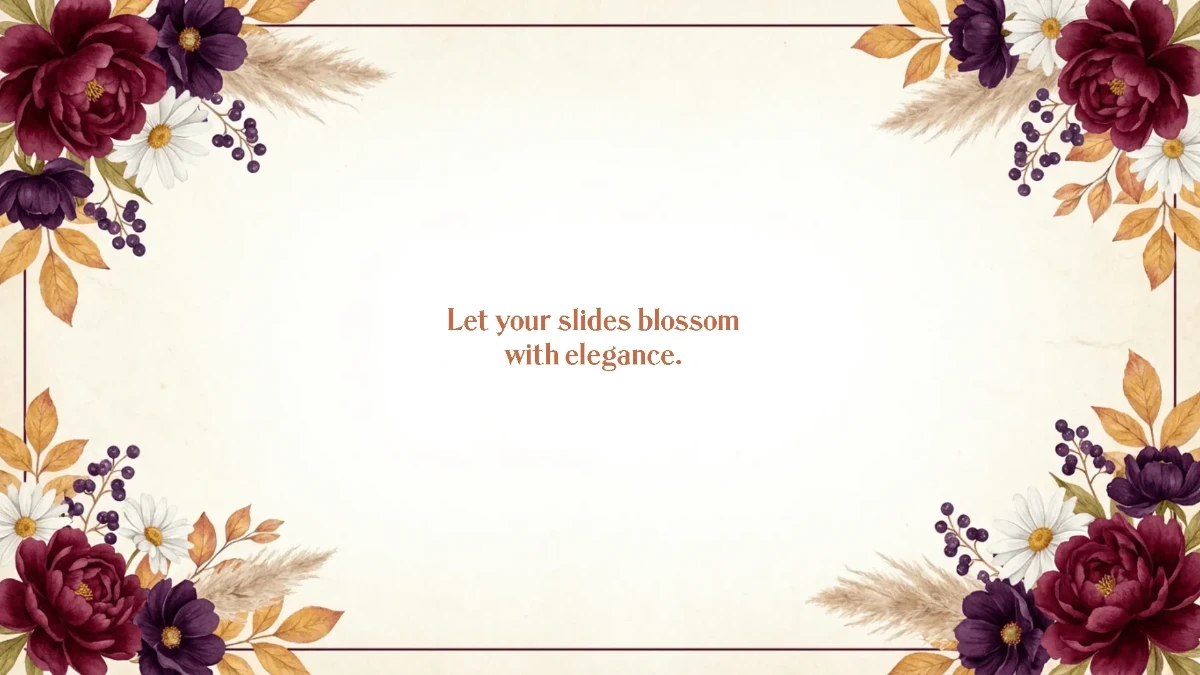 Free Floral Presentation Background Template to Edit Online Free Floral Presentation Background Template to Edit Online