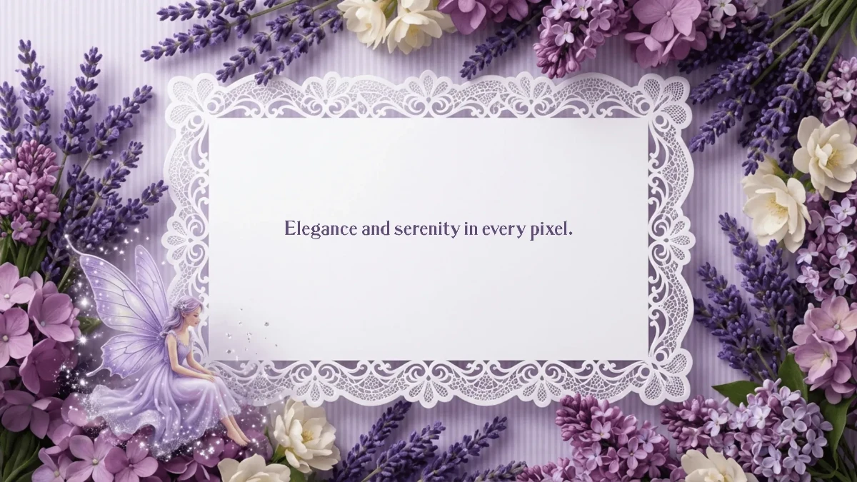 Free Aesthetic Lavender Flower Background Template to Edit Online