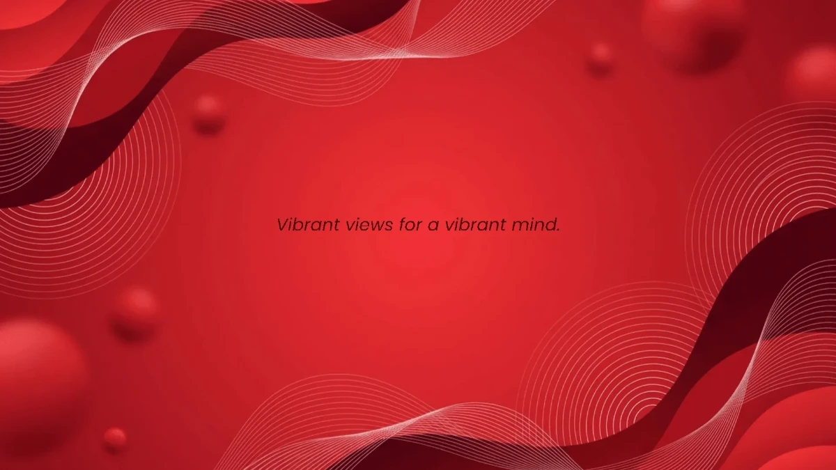 Free Red Landscape Background Template to Edit Online