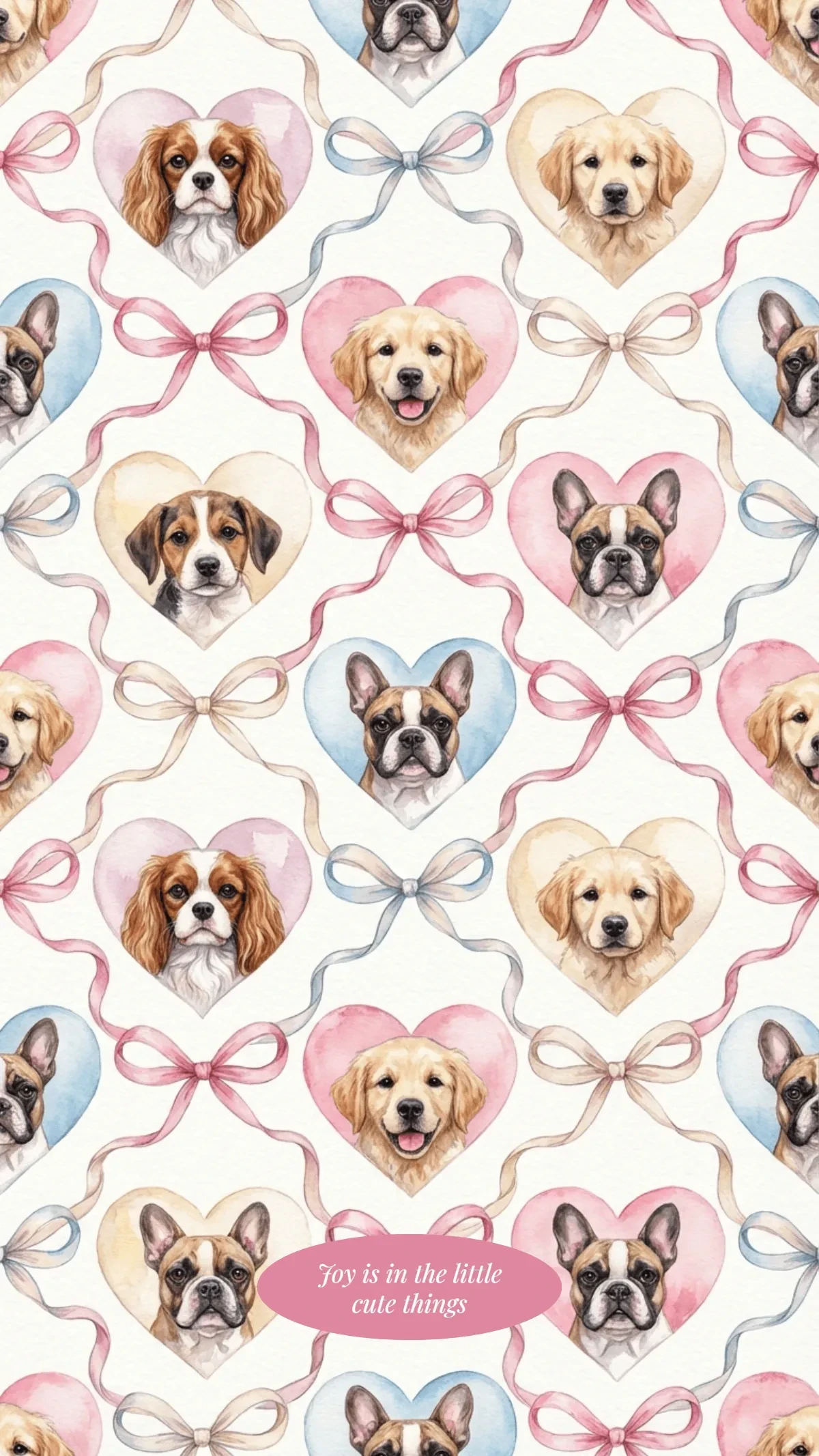 Free Dog Mobile Background Template to Edit Online