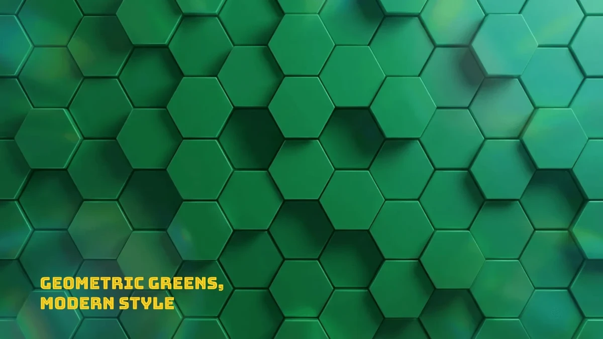 Free Green Honeycomb Pattern Background Template to Edit Online