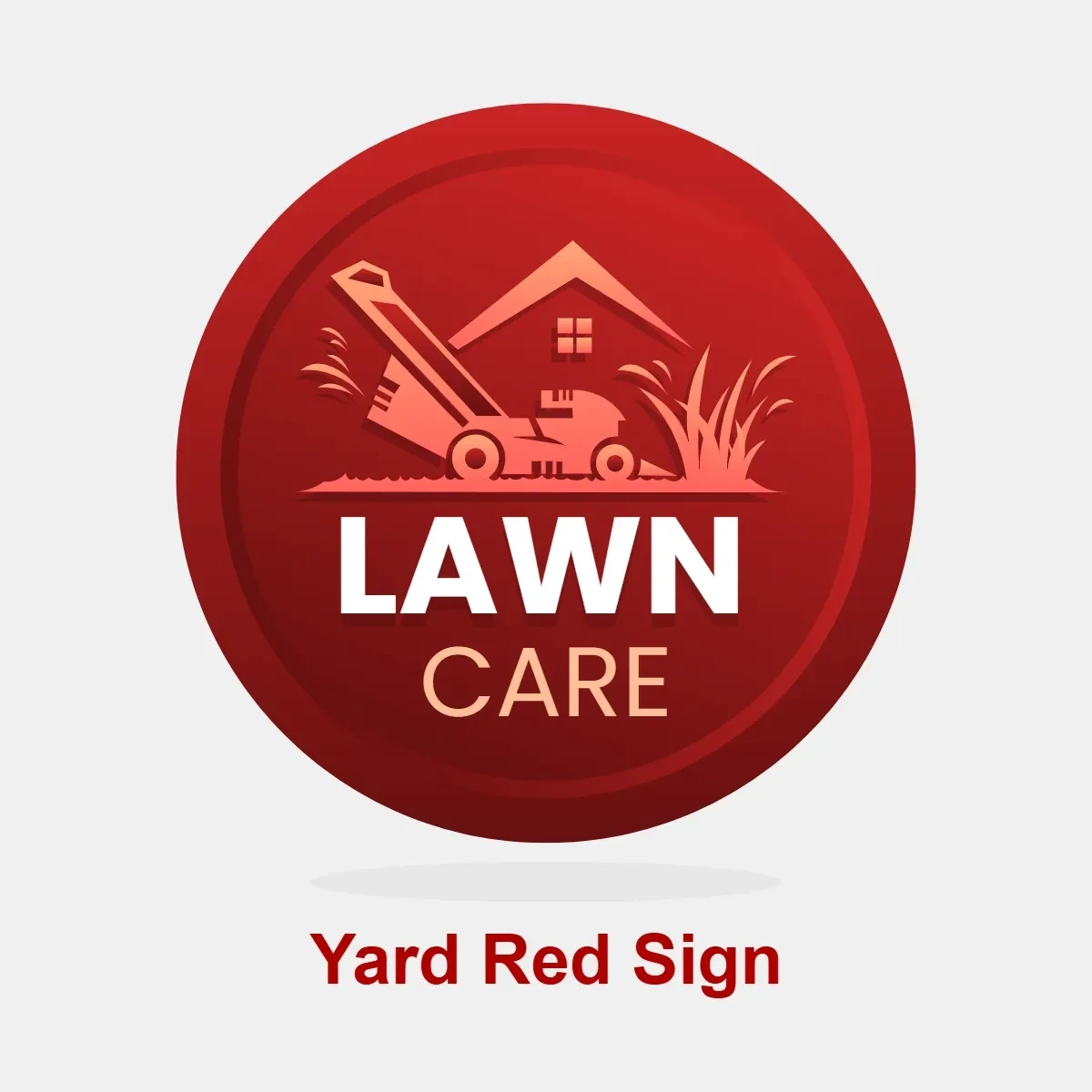 Free Yard Red Sign Clip Art Template to Edit Online