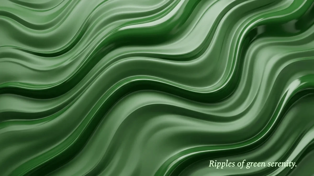 Green Wave Ripple Texture Background Template to Download