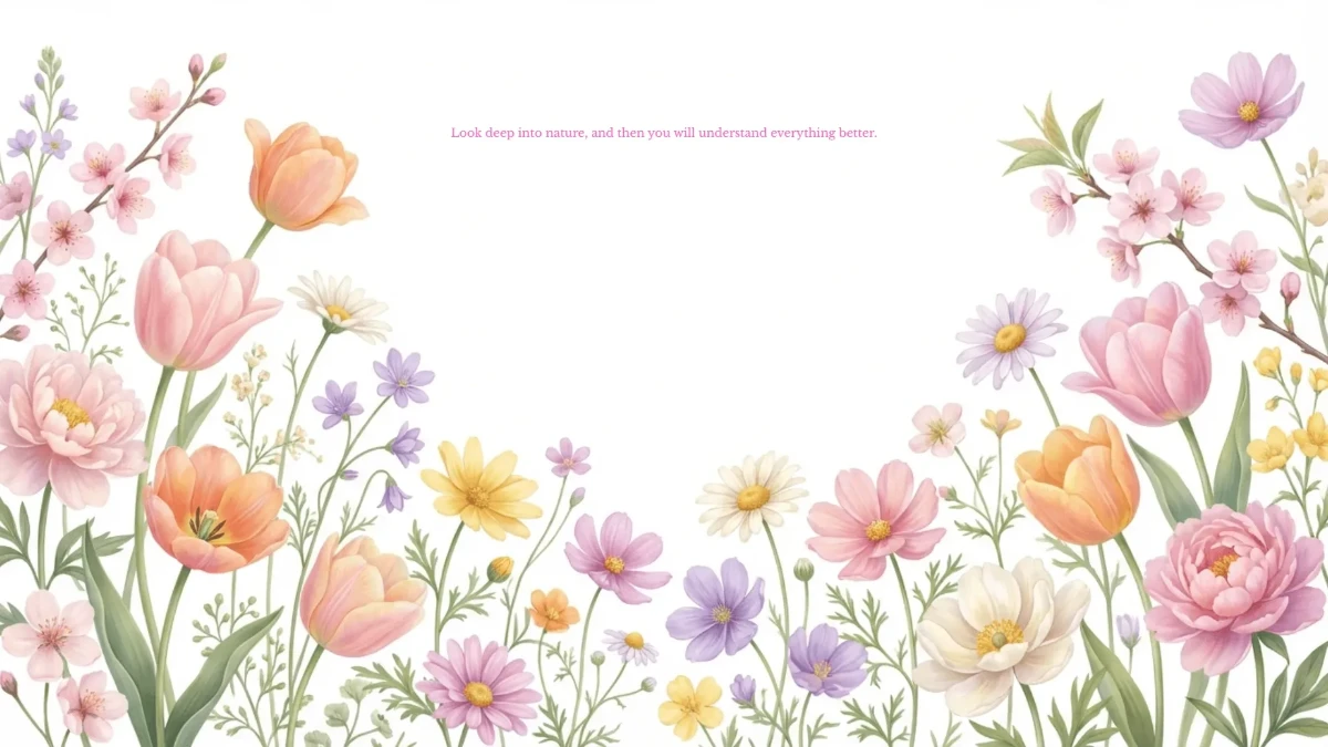 Free Landscape Flower Background Template to Edit Online