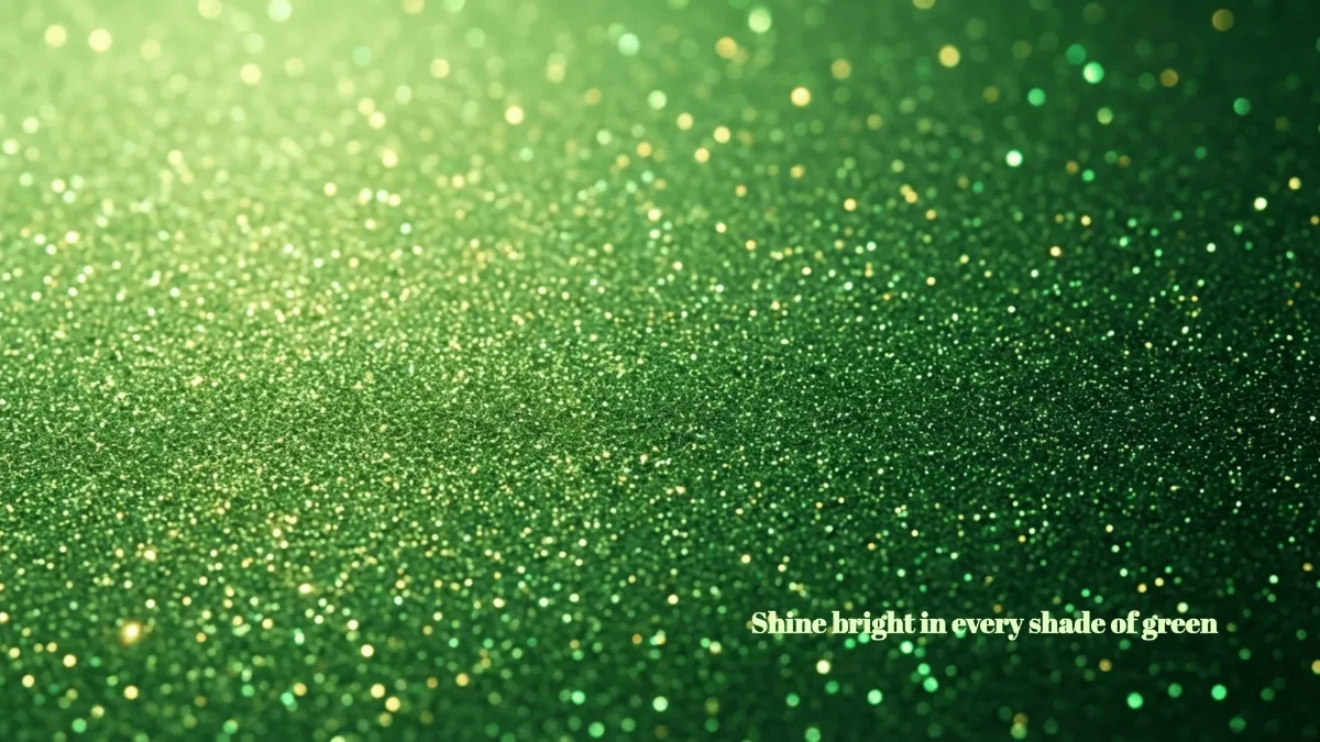 Free Green Glitter Sparkle Background Template to Edit Online