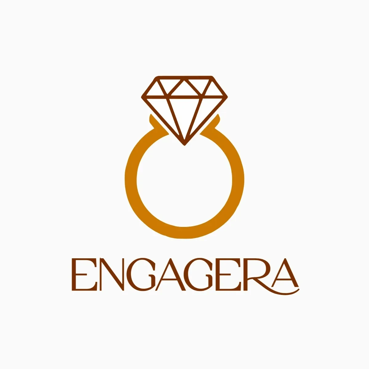 Free Engagement Ring Logo Template to Edit Online