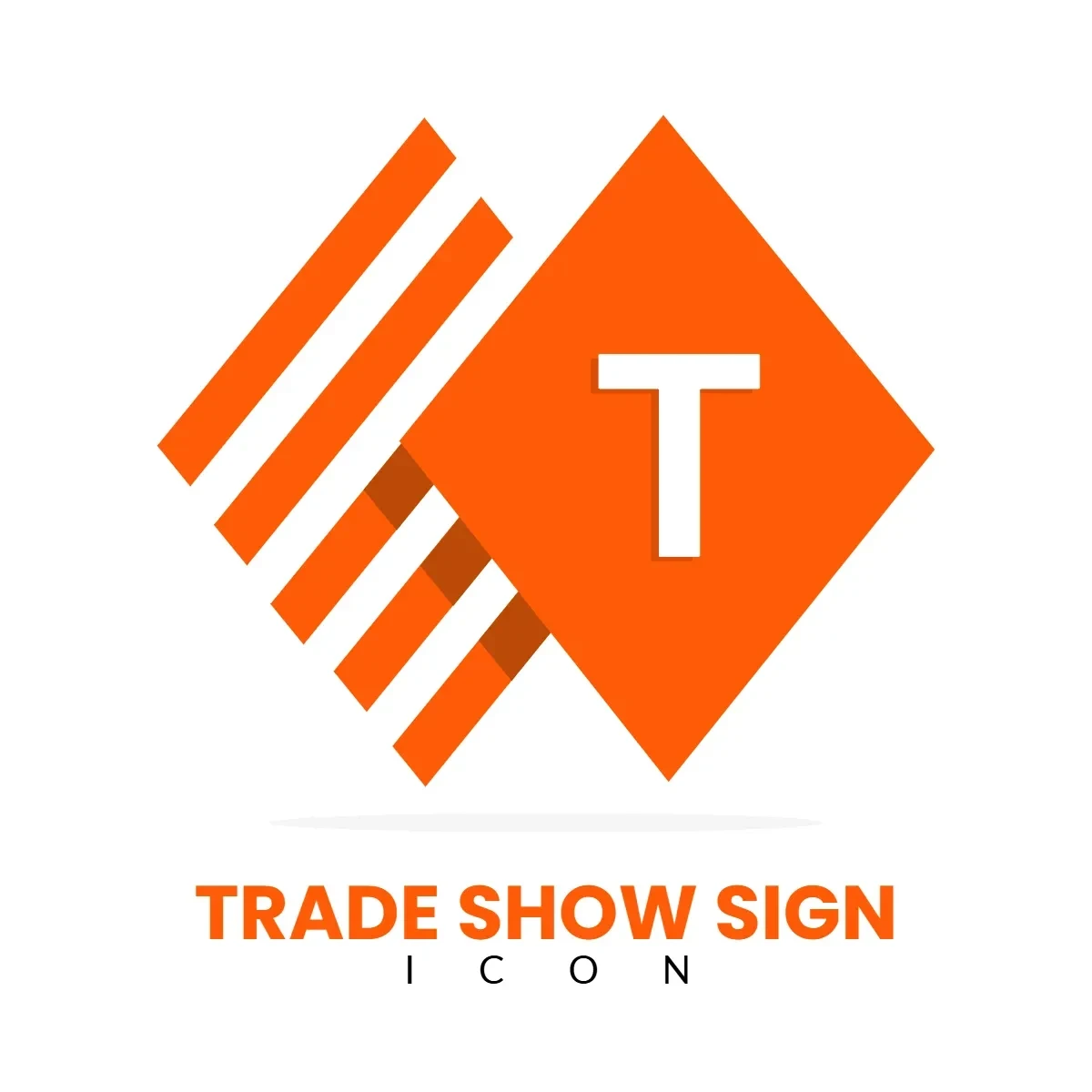 Free Trade Show Icon Sign Clip Art Template to Edit Online