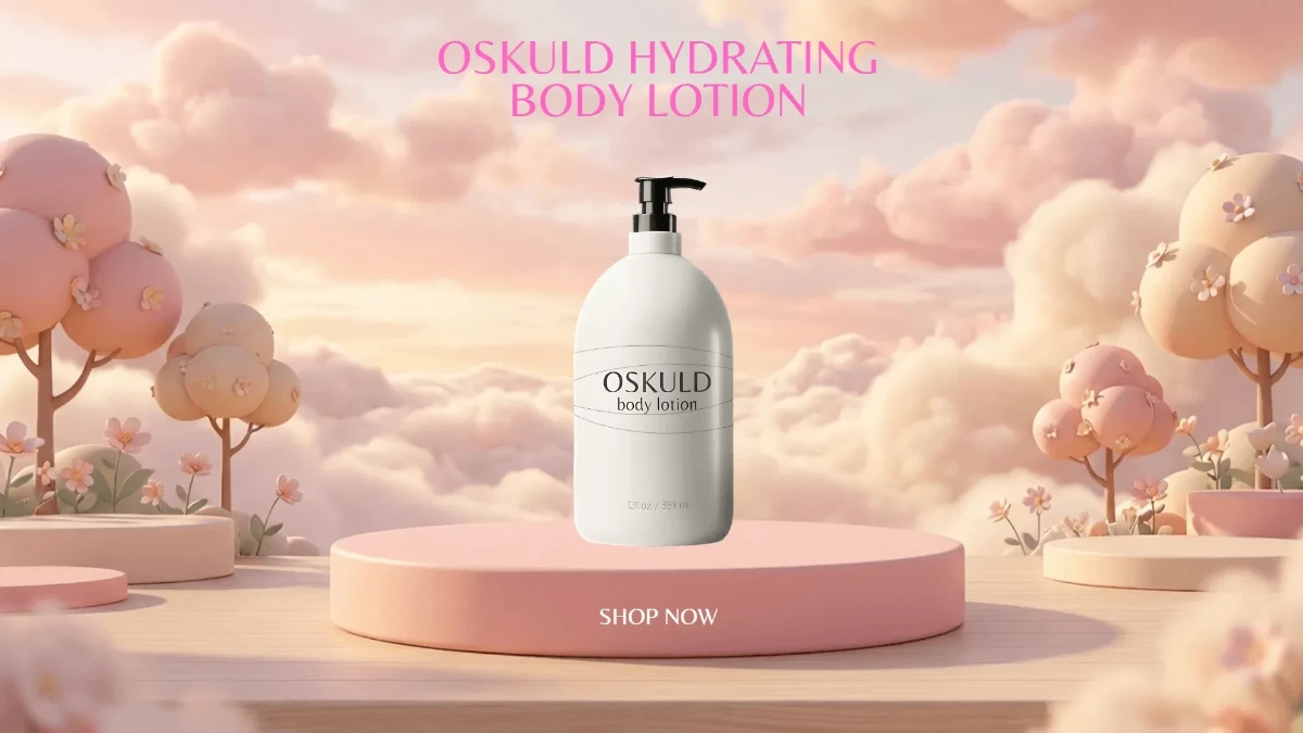 Free Pastel Beautiful Lotion Background Template to Edit Online