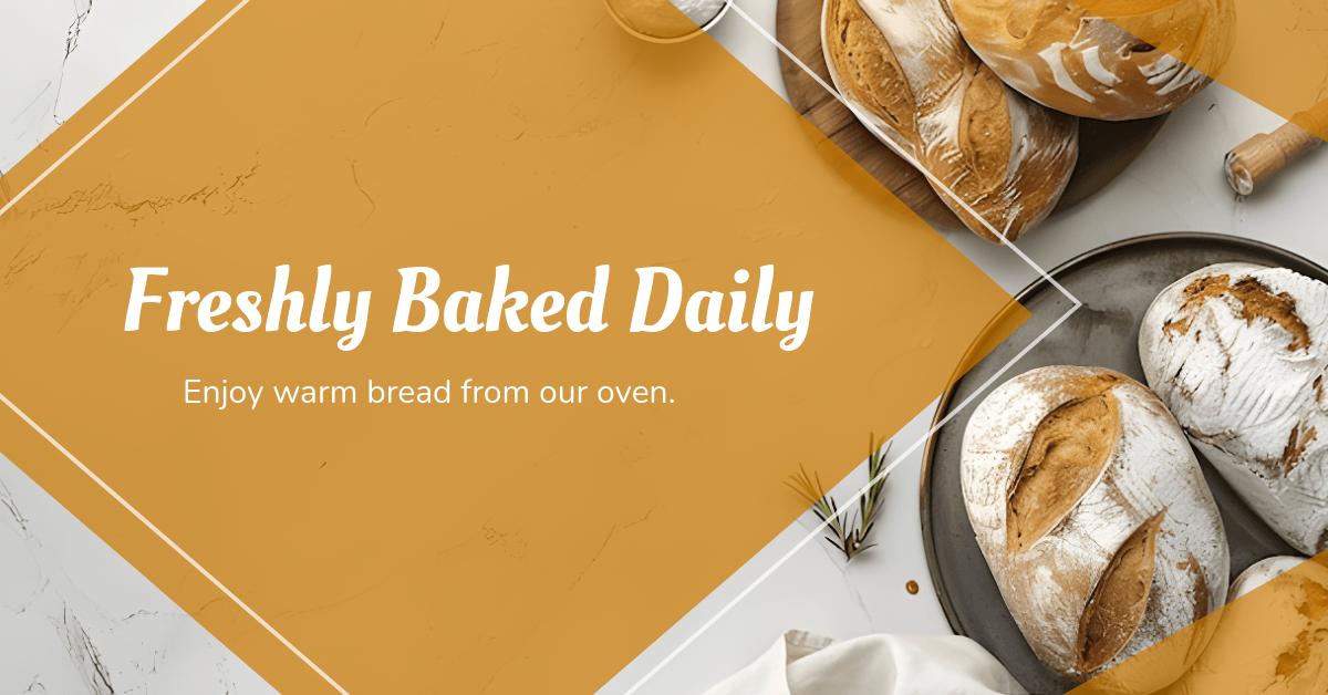 Free Baking Blog Banner Template to Edit Online