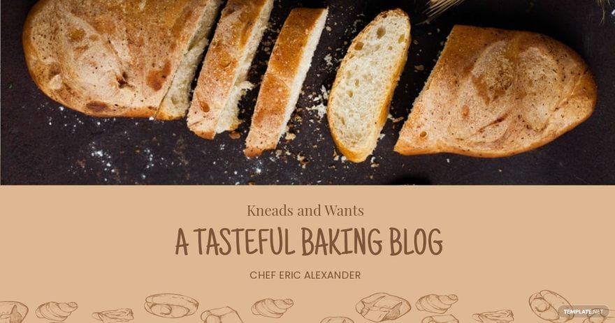 Baking Blog Banner Template