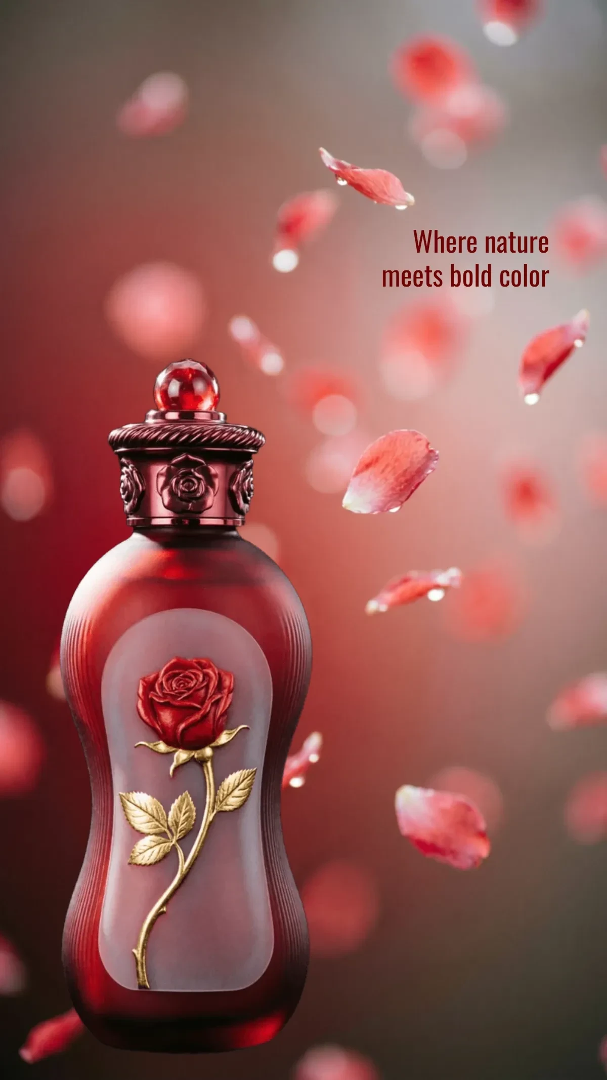 Free Red Nature Background Template to Edit Online