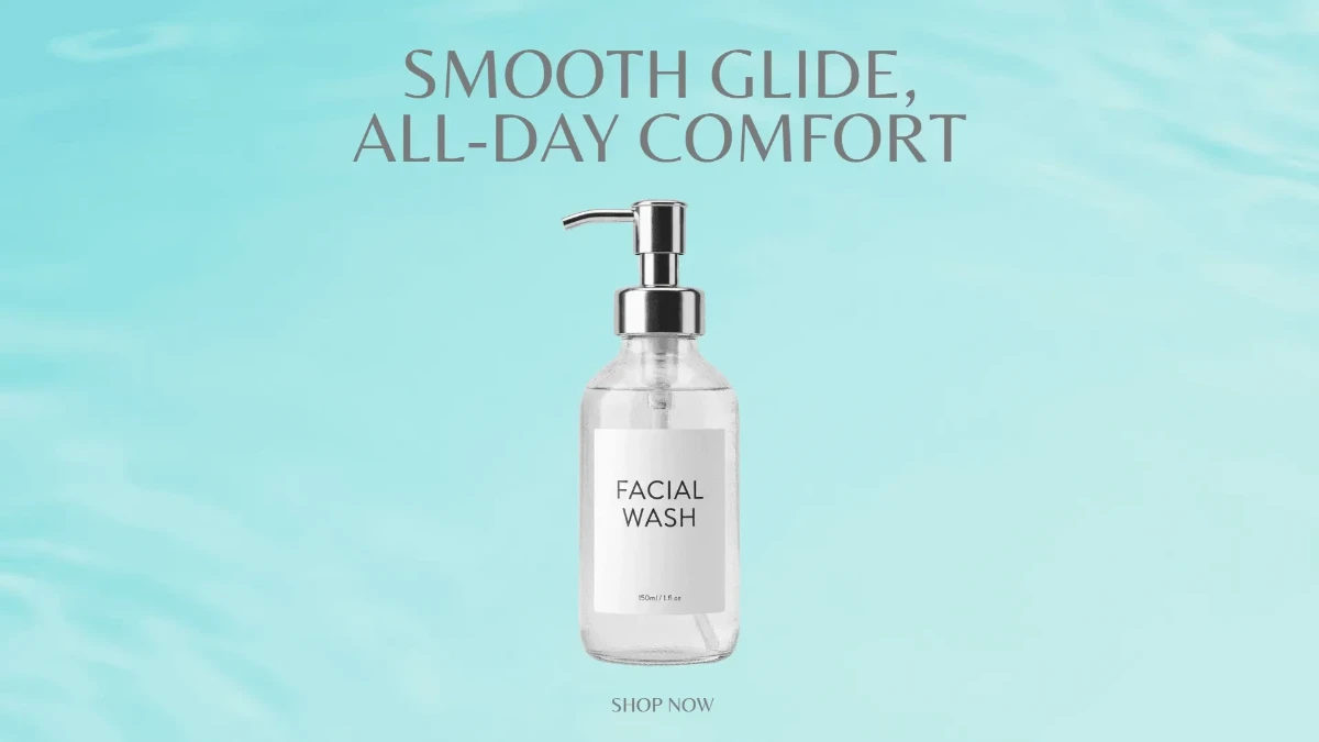 Free Beautiful Water Ripple Facial Wash Background Template to Edit Online