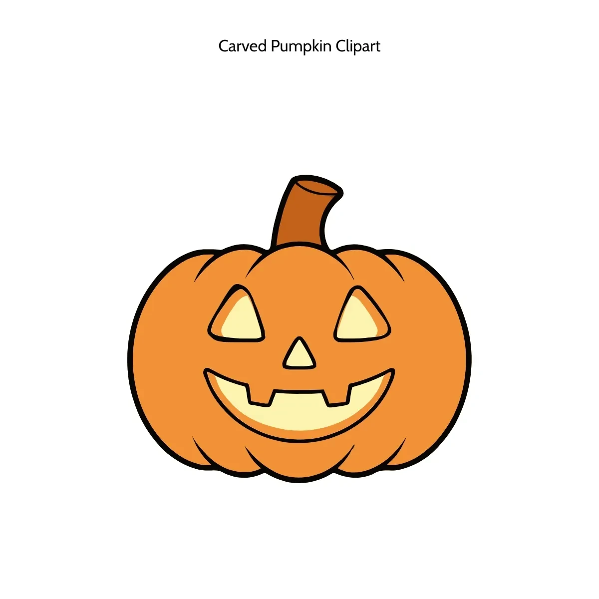 Free Carved Pumpkin Vector Clipart (PNG, SVG) to Edit Online
