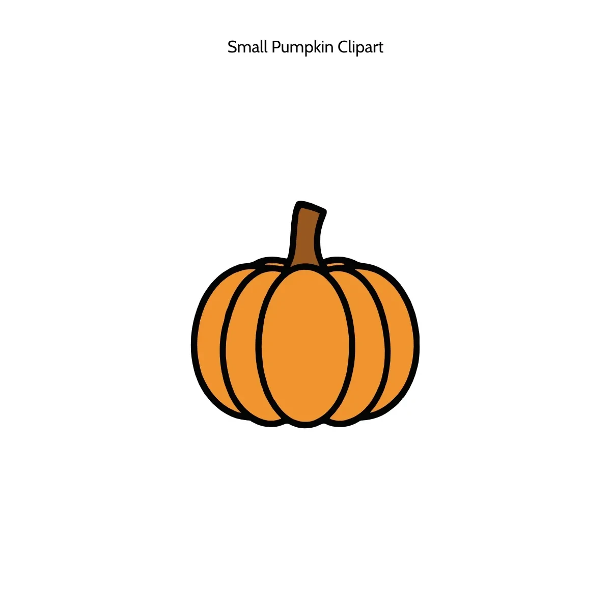 Free Small Pumpkin Vector Clipart (PNG, SVG) to Edit Online