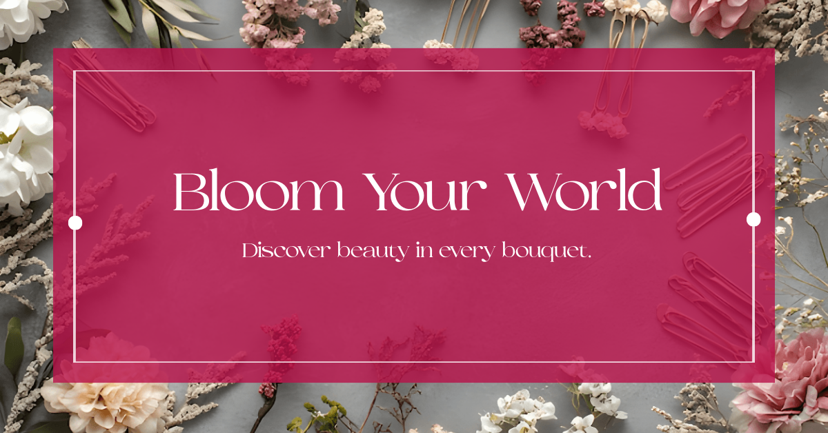 Free Floral Blog Banner Template to Edit Online