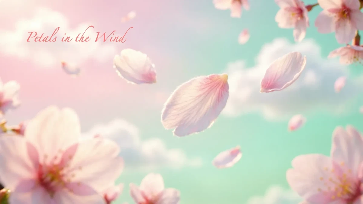 Free Floating Petals Beautiful Background Template to Edit Online