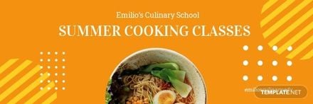 Free Cooking Class Email Header Template