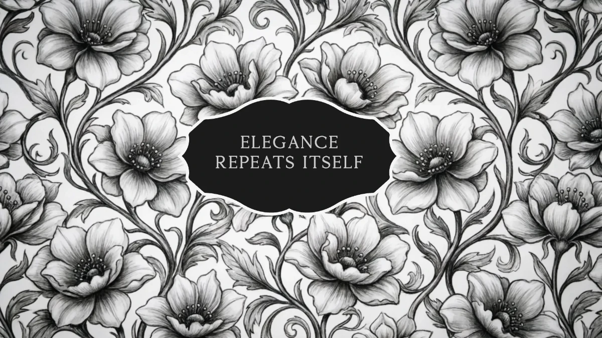 Free Black Floral Background Template to Edit Online