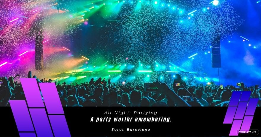 Party Blog Banner Template