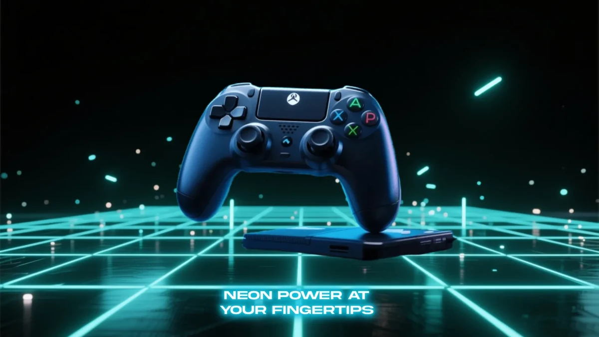 Free Blue Neon Console Background Template to Edit Online Free Blue Neon Console Background Template to Edit Online