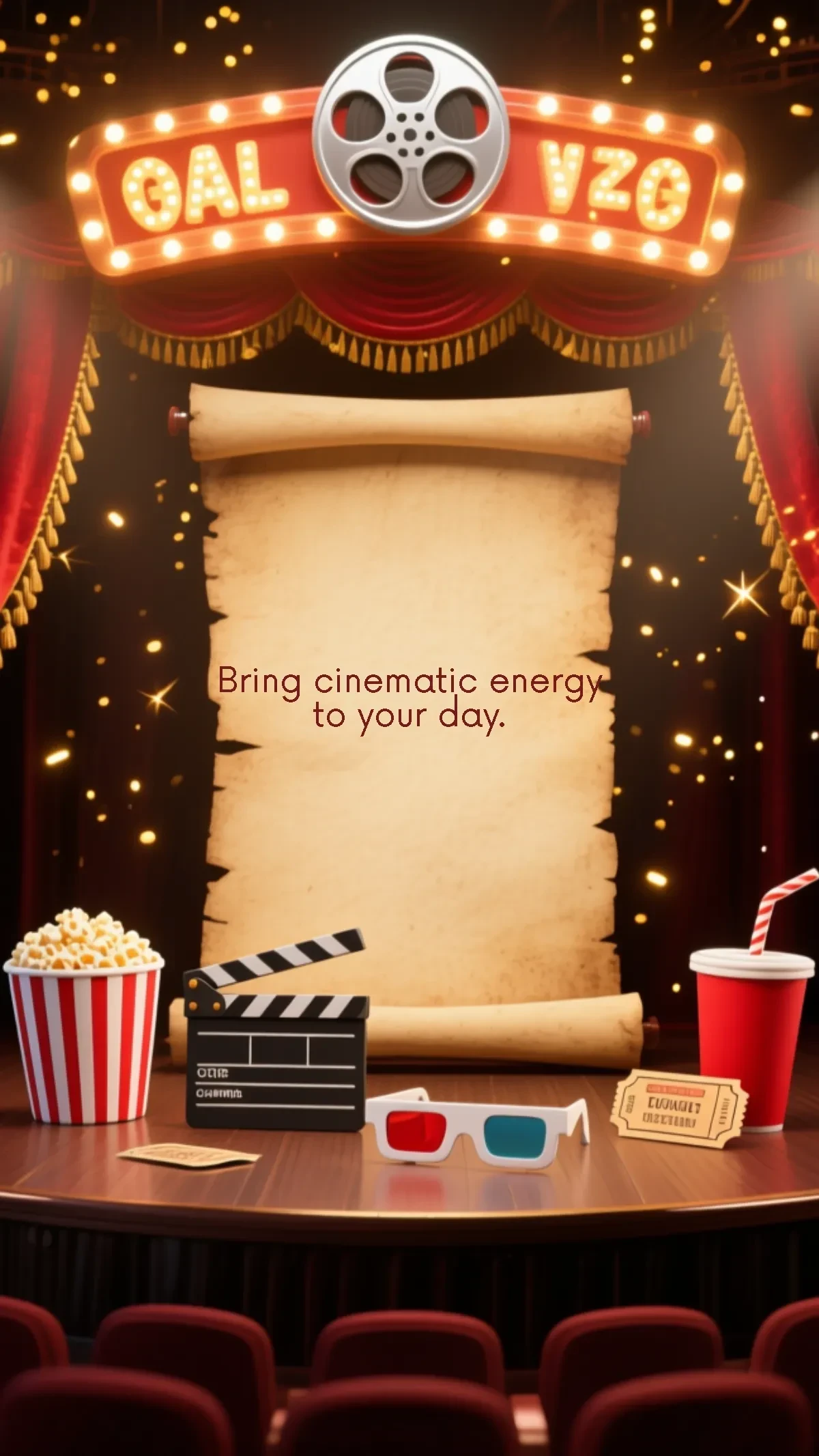 Free Movie Zoom Background Template to Edit Online Free Movie Zoom Background Template to Edit Online