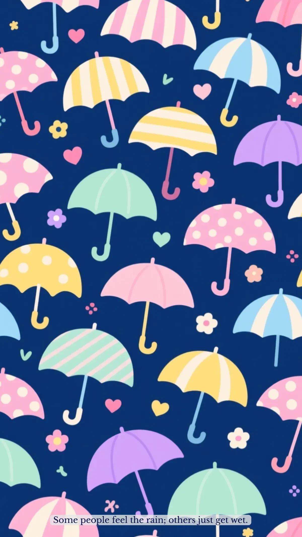Free Colorful Rain Iphone Background Template to Edit Online
