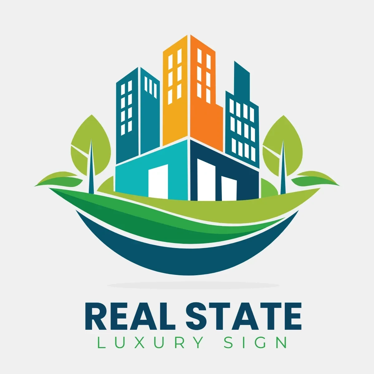 Free Real State Luxury Sign Clip Art Template to Edit Online