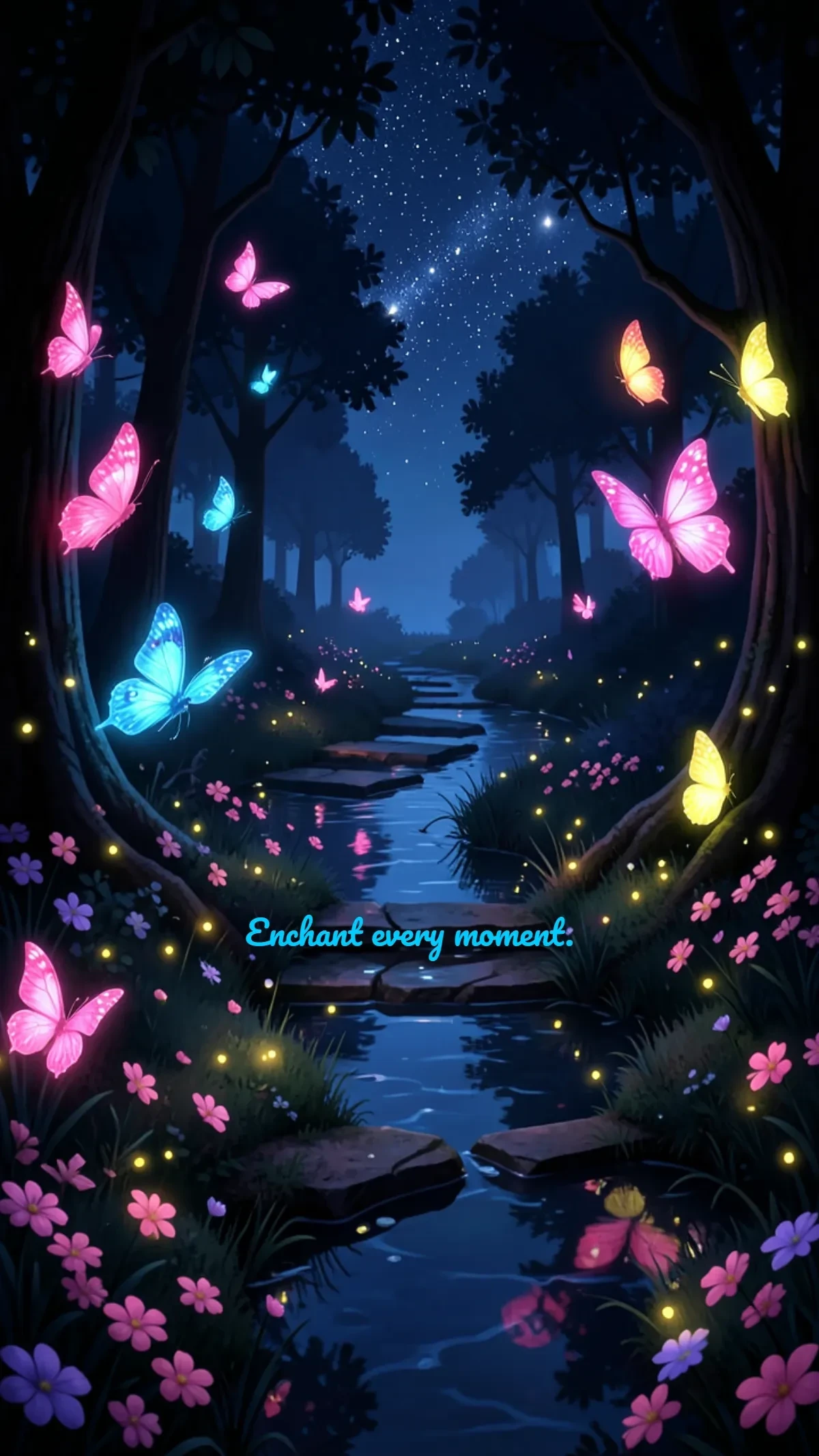 Free Magical Iphone Background Template to Edit Online